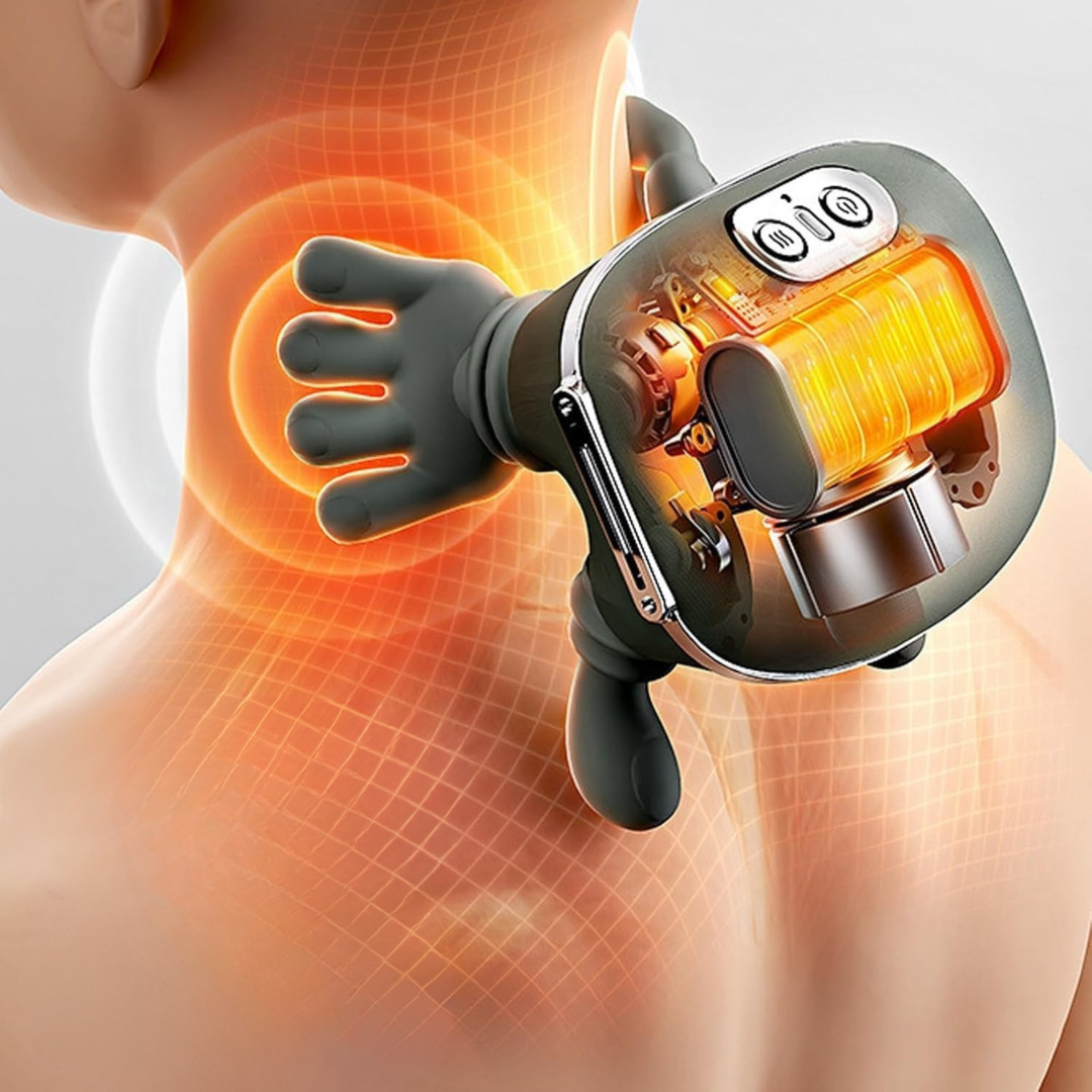 Masajeador de cuello y hombros de 5 dedos