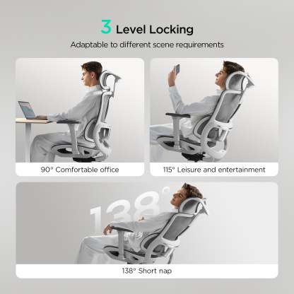  E2 Pro Ergonomic Office Chair without Footrest