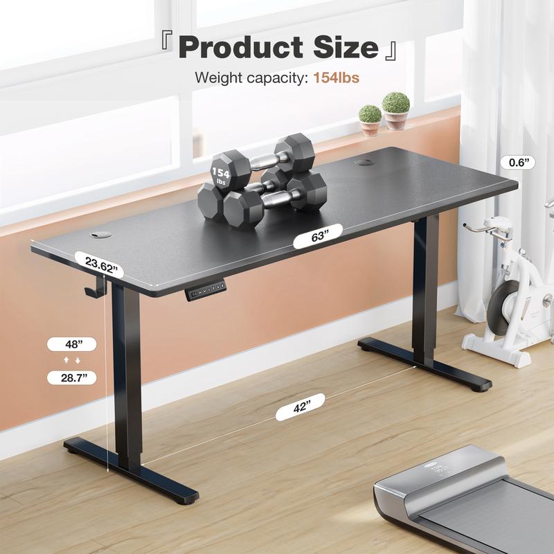 Electric Height Adjustable Standing Desk 