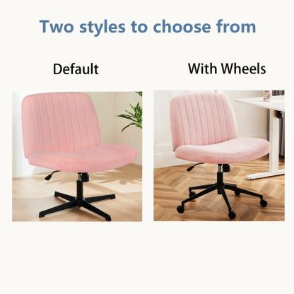 Height Adjustable Criss Cross Chair with No Wheels 