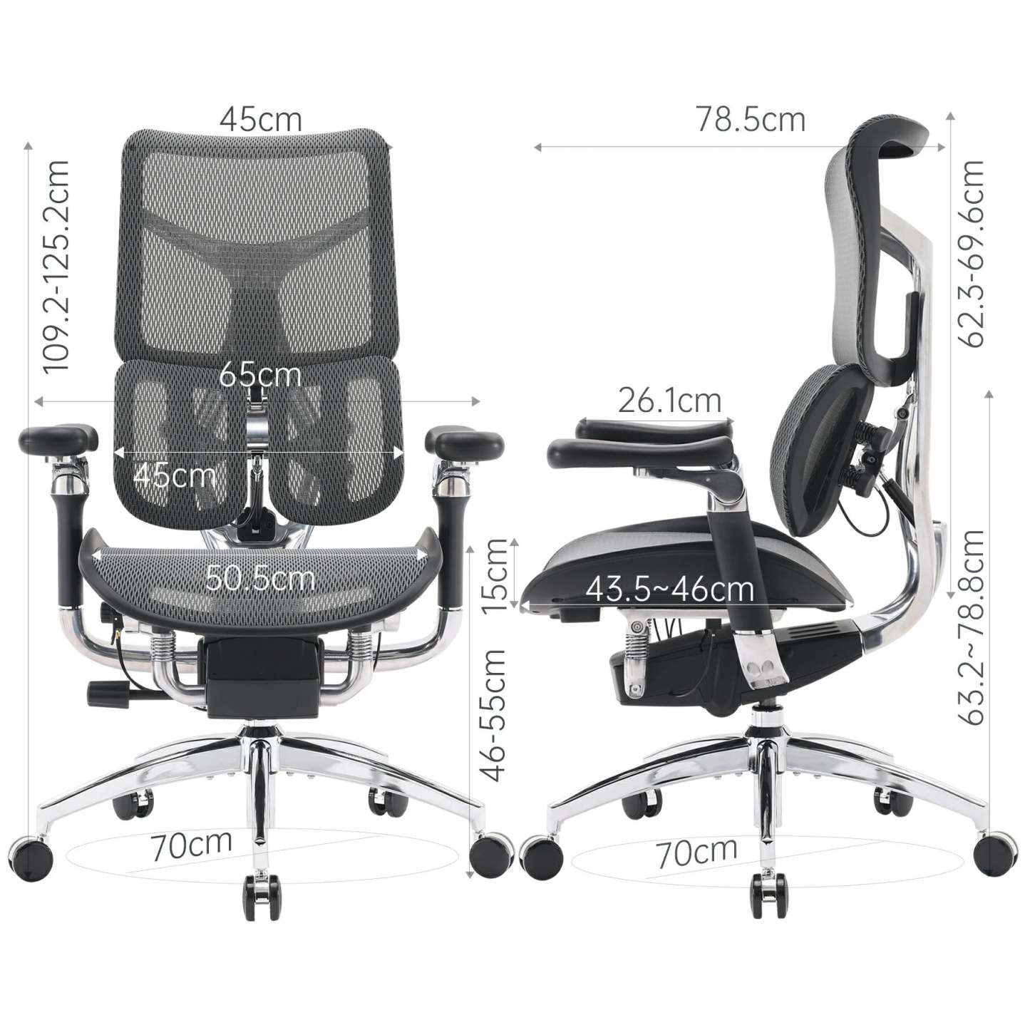 S300 "Gravity-Defying" Ergonomic Chair