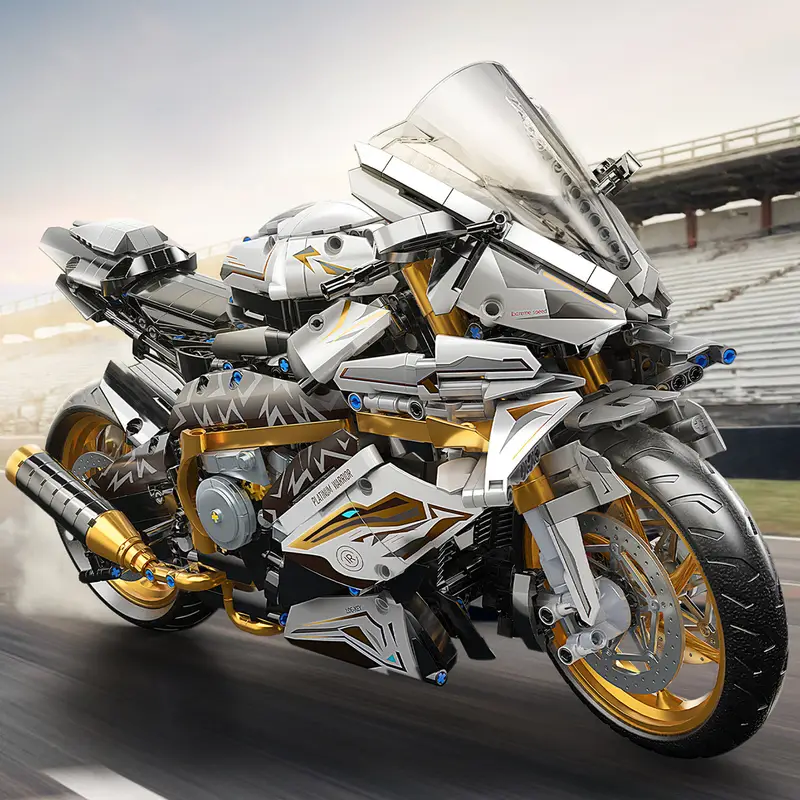 1 5 2000pcs white golden   building blocks assembled model splicing is simple and easy to   suitable for birthday christmas halloween thanksgiving new year party gifts Product details 1