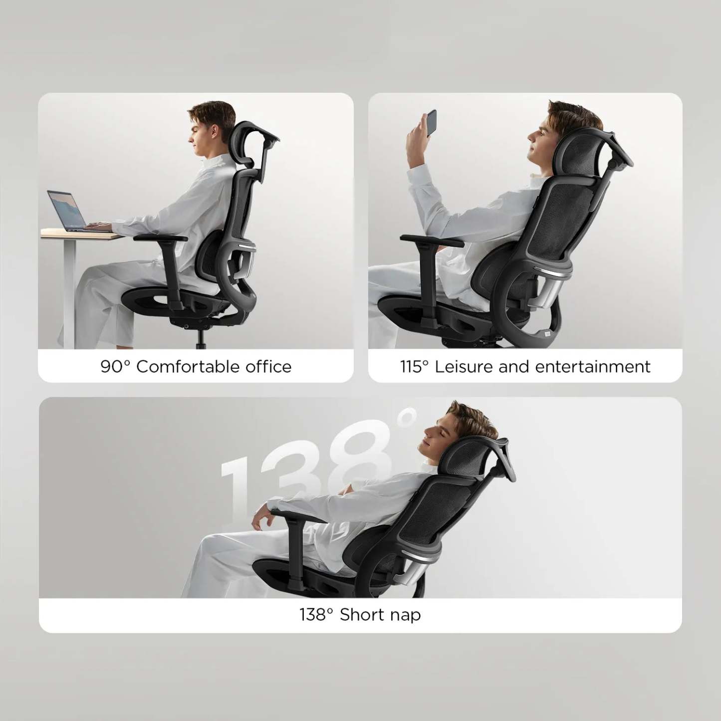  E2 Pro Ergonomic Office Chair without Footrest