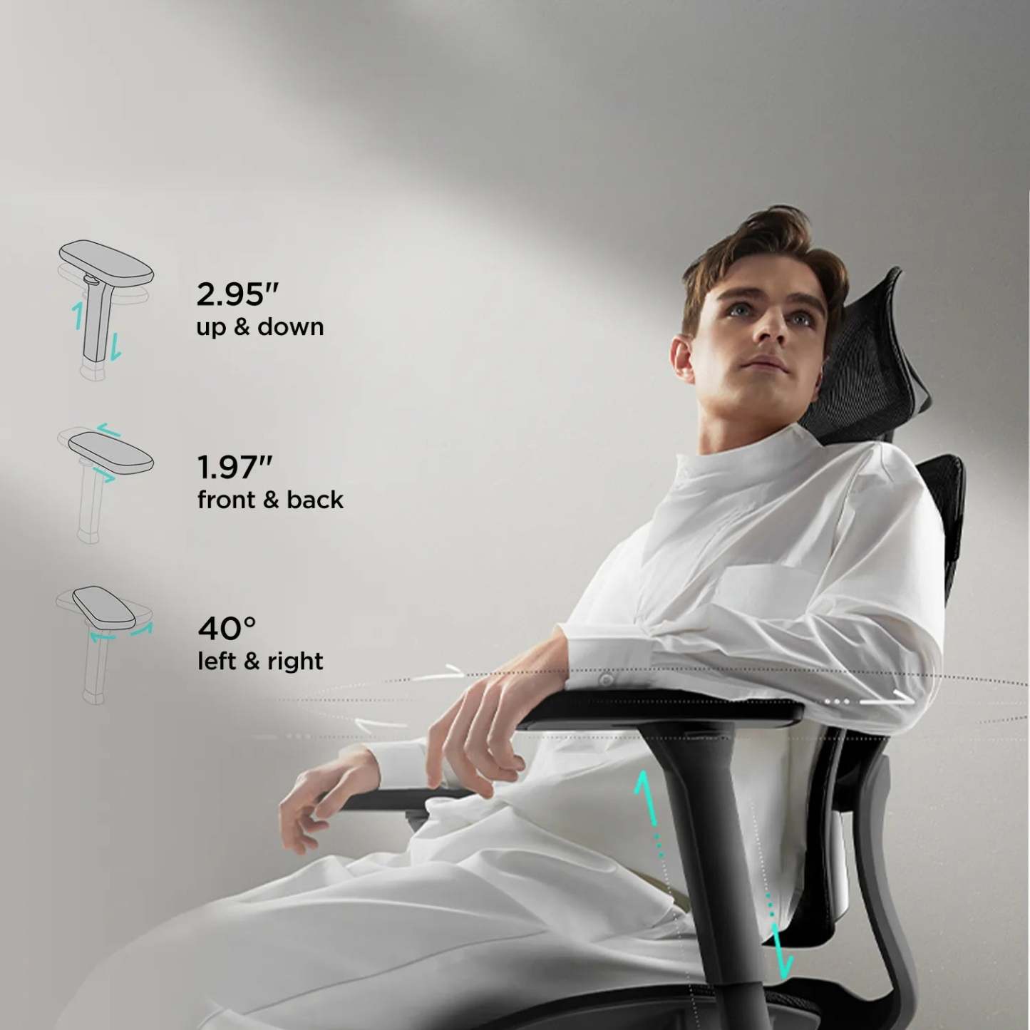  E2 Pro Ergonomic Office Chair without Footrest