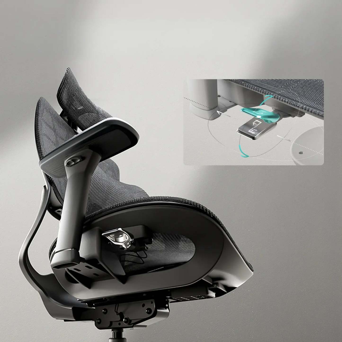  E2 Pro Ergonomic Office Chair without Footrest