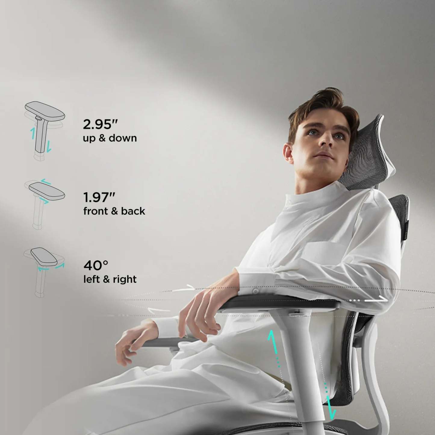  E2 Pro Ergonomic Office Chair without Footrest