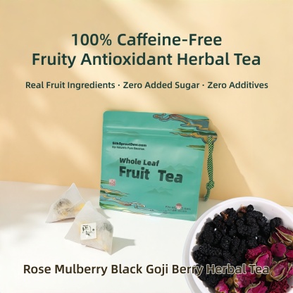 Rose Mulberry Black Goji Berry Herbal Tea