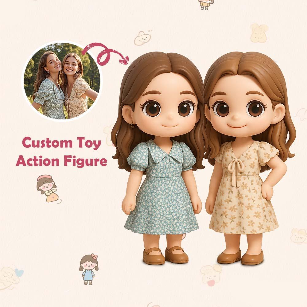 Custom 3D Action Figure from Photo Unique & Thoughtful Sister Gifts for Her