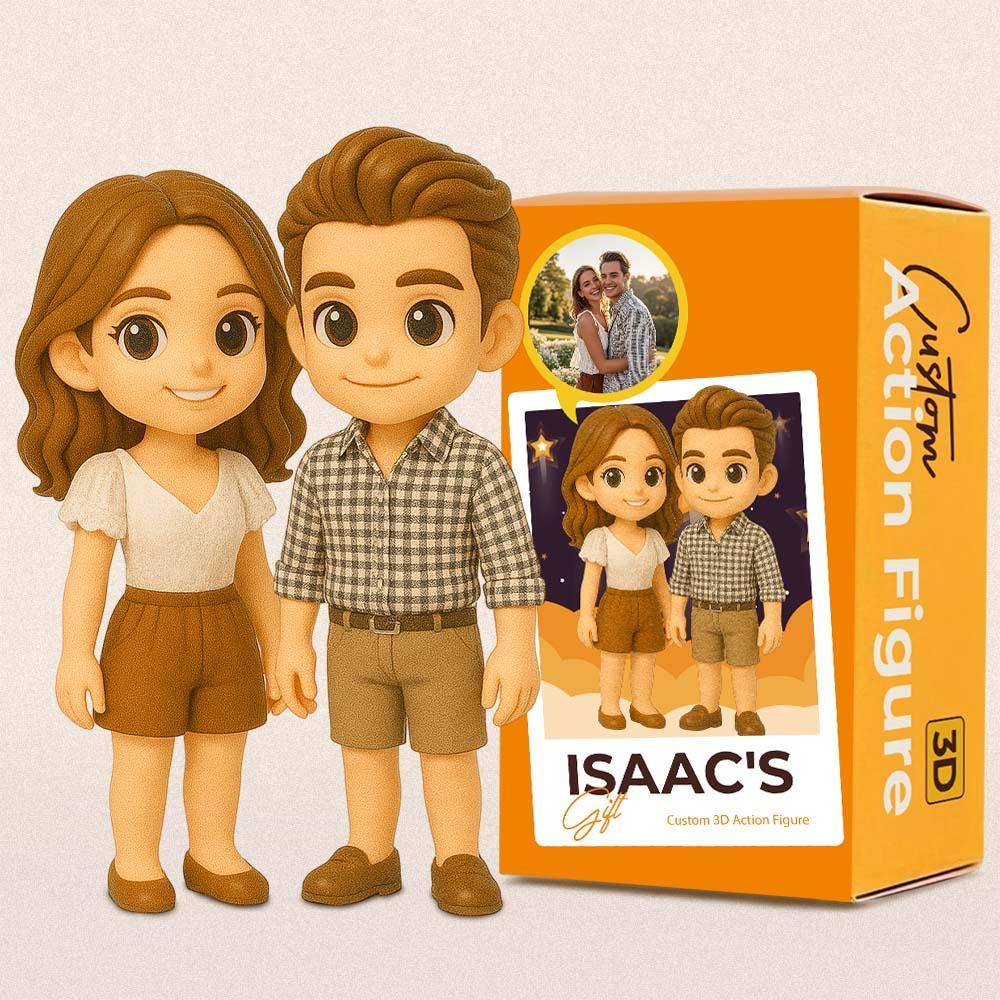 Custom Toy Figure 3D Mini Figures Personalization Photo Blind Box Anniversary Gifts