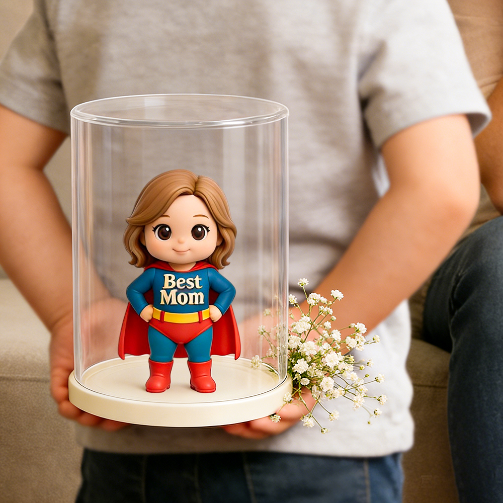 Statuetta 3d Personalizzata Da Foto, Regalo Personalizzato Per La Mamma, Festa Della Mamma, Mini Figura - 
