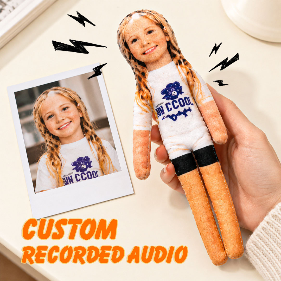 Bambola Personalizzata Mini Me Con Corpo Snodabile – Bambole Personalizzate, Regali Per Gli Amici Bambole Brutte Personalizzate Peluche Con Foto Personalizzate - 
