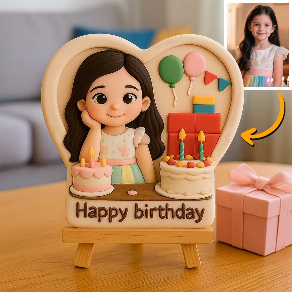 Custom Figurine 3D Printed Birthday Gift Custom Photo Decoration Personalized Decoration For Celebration