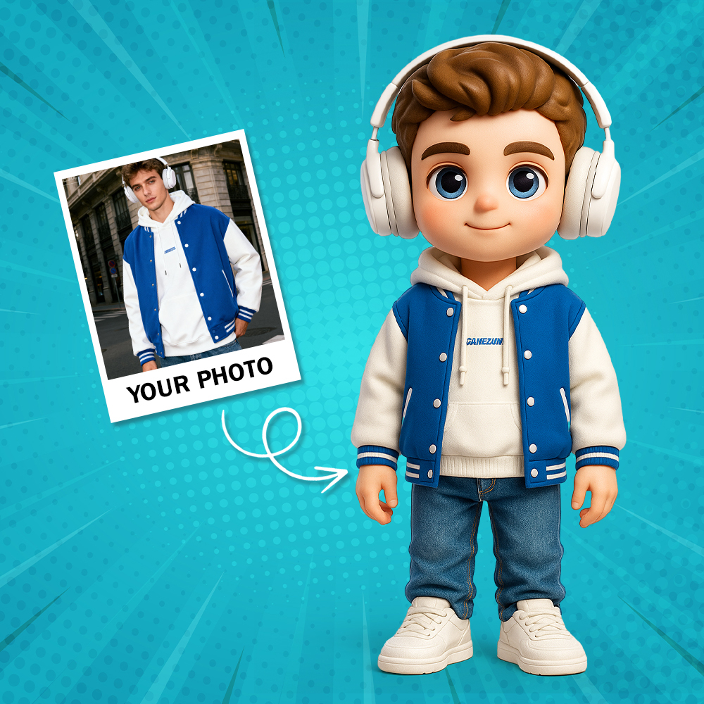 Custom 3D Action Figure from Your Photo Personalized Toy Figure Unique & Memorable Gift for Lovers, Boyfriends, Girlfriends