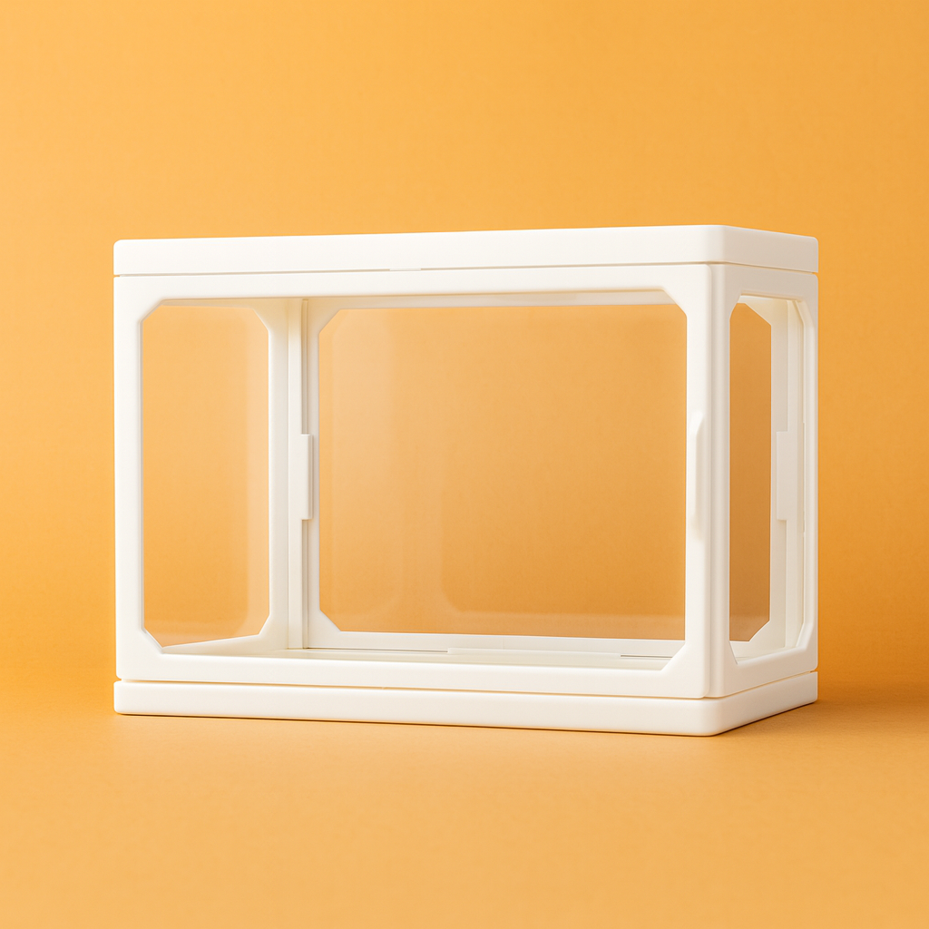 (Suitable for 3D Figures) Glass Doll house room Home Decorative