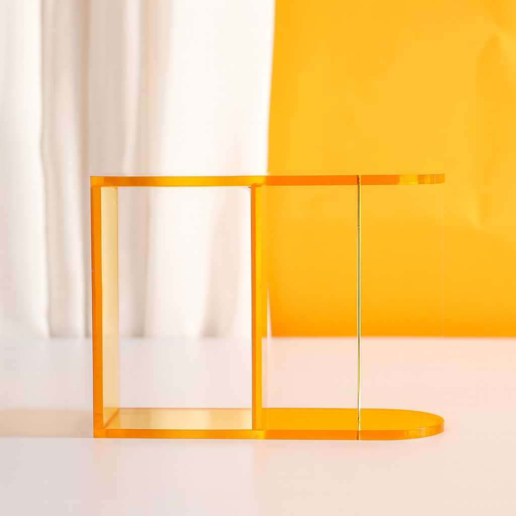 Colorful Clear Acrylic Display Case for Mini Figures Photo Cards & Collectibles Custom 3D Figurine Stand