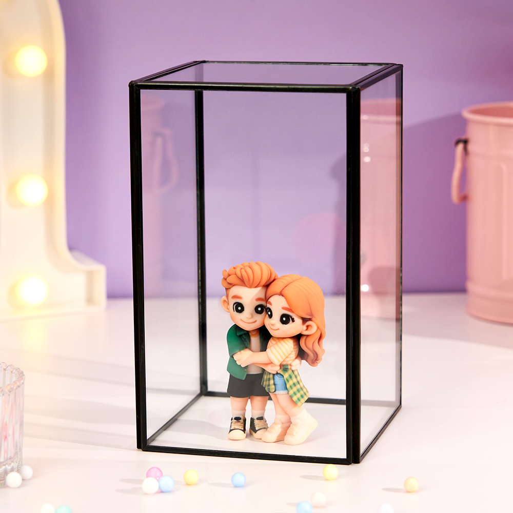 Custom 3D Figurine Modern Home Decor Unique Romantic Gift for Couples Anniversary Birthday Valentines Day