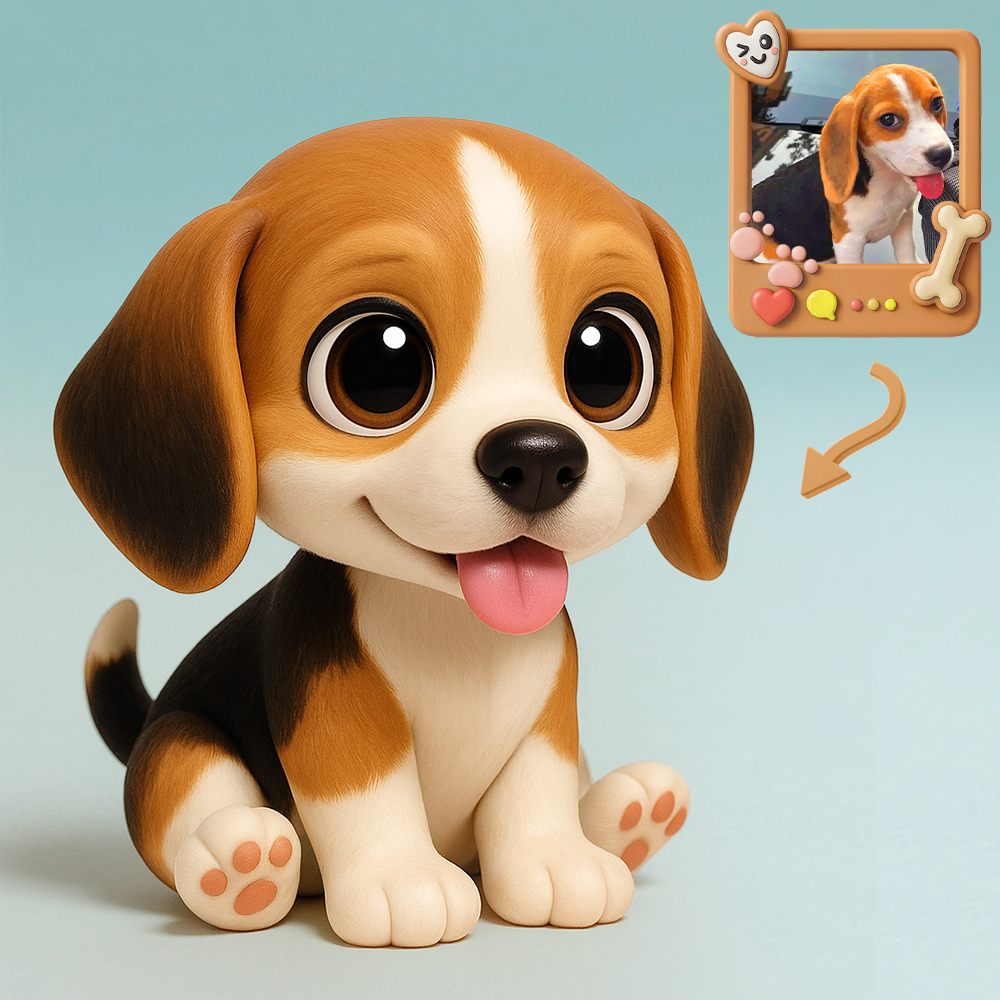 Custom 3D Action Figure From Your Photo Personalized Toy Figure Custom Action Figure Gifts For Pet Lovers