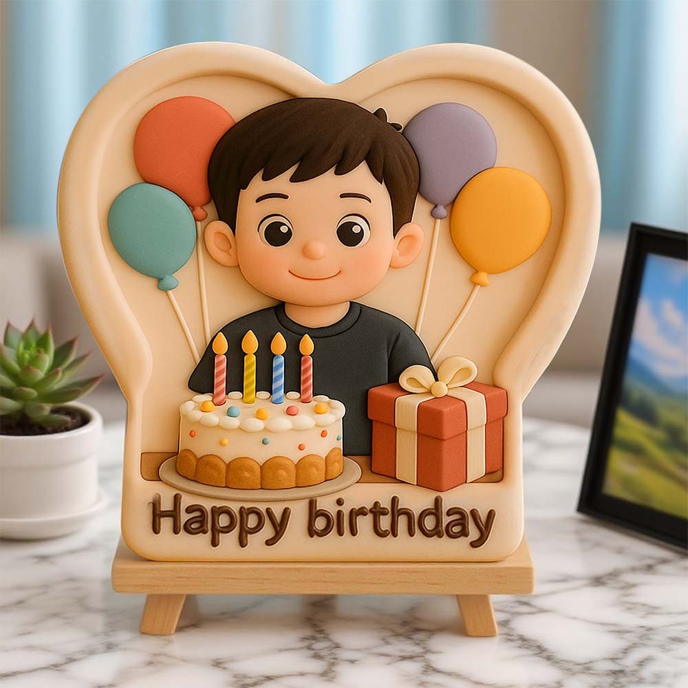 Custom Figurine 3D Printed Birthday Gift Custom Photo Decoration Personalized Decoration For Celebration