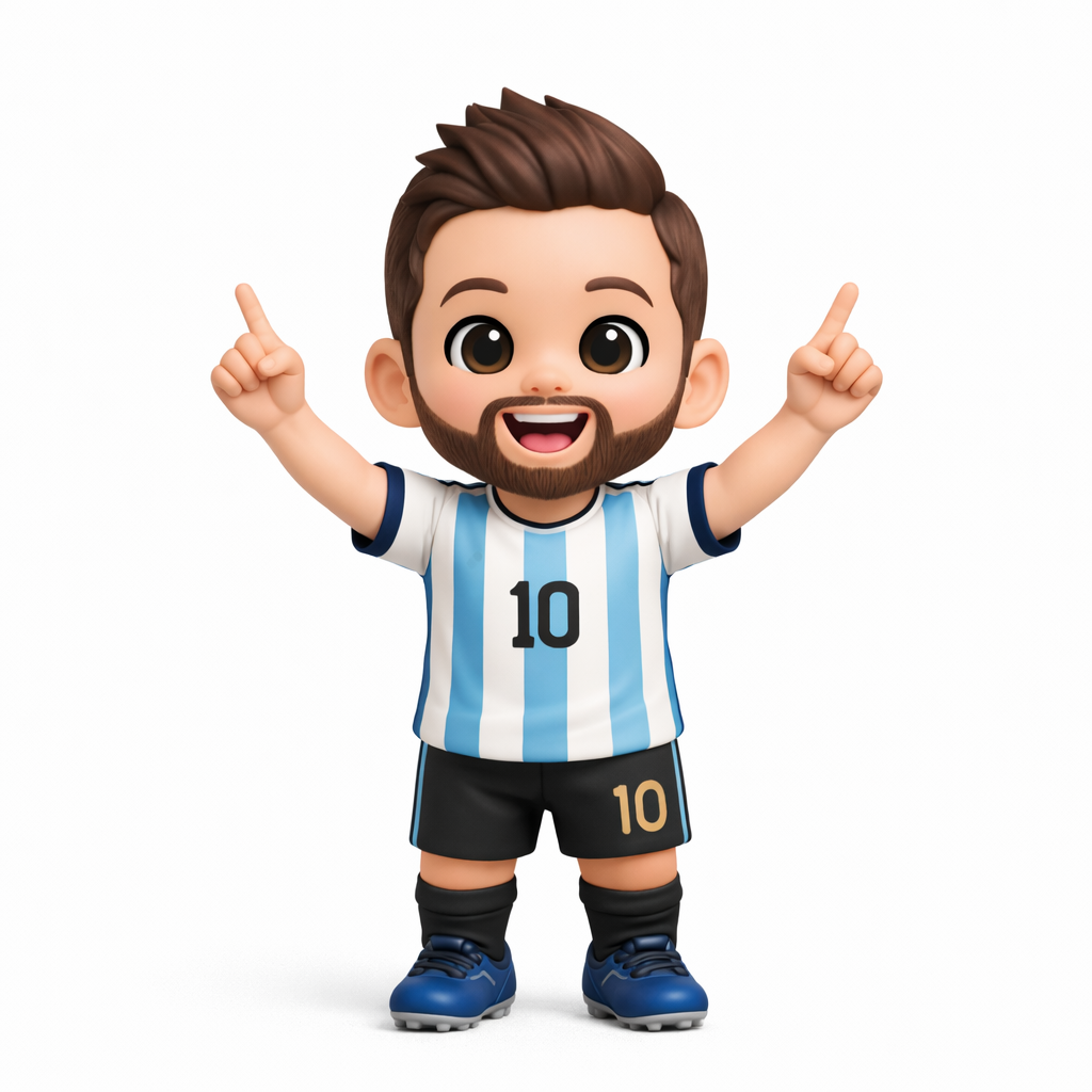 Figura 3D personalizzata da foto regalo unico per calciatori perfetto per veri tifosi
