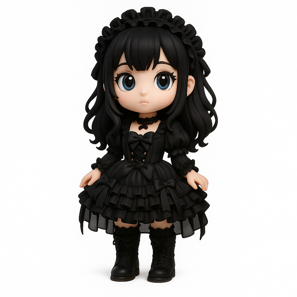 Create Your Own 3D Lolita Figurine From Your Lolita Photo Custom Handmade Doll Perfect Birthday Gift For Friends Lovers And Lolita Style Collectors