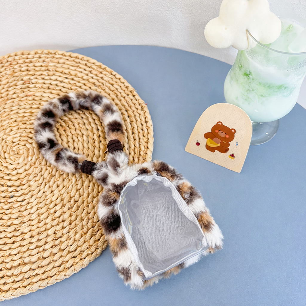 Custom 3D Action Figure From Your Photo Bag Charm Plush Leopard Print Personalized Toy Figure Custom Action Figure Gifts For Kids