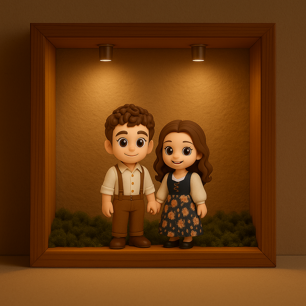 Vetrina Espositiva Personalizzata Per Diorami 3d Con Faretto E Design Antipolvere, Regalo Fai Da Te