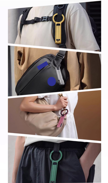 Verformbarer Telefonhalter - Magnetischer Karabiner