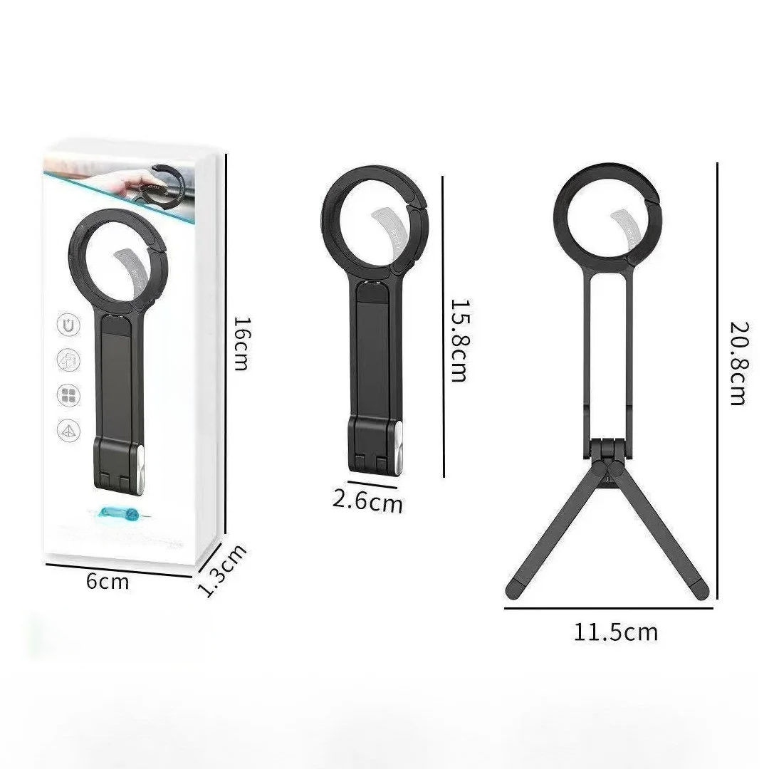 Verformbarer Telefonhalter - Magnetischer Karabiner