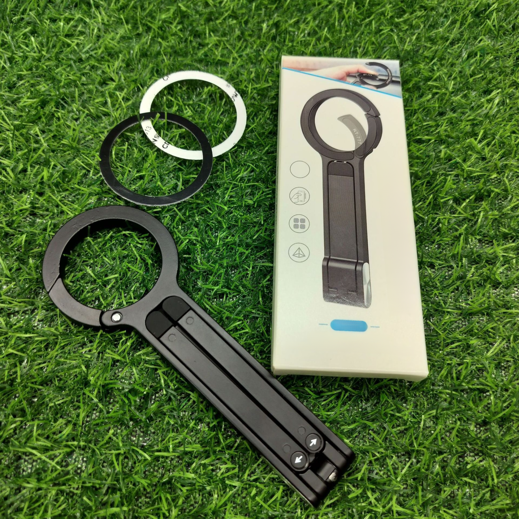 Verformbarer Telefonhalter - Magnetischer Karabiner