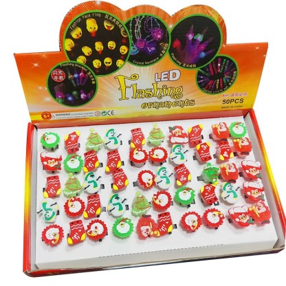 50 leuchtende Halloween-Ringe für die Party