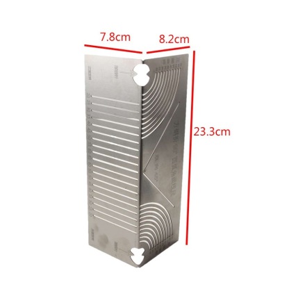 Schweißpartner Radiusmarkierung Edelstahl Anreißmaßstab