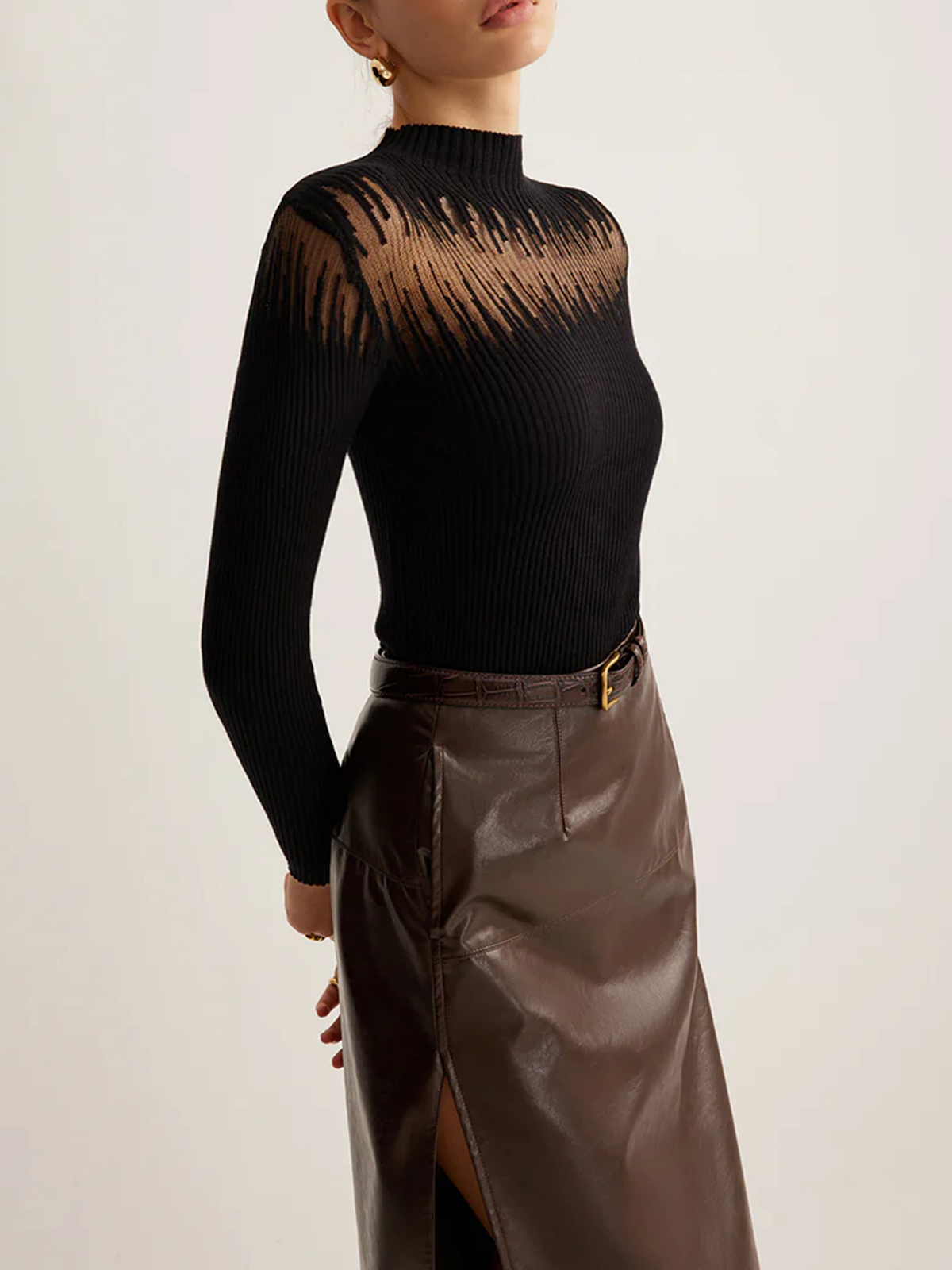 Women's Hollow Mesh Sexy Sweater