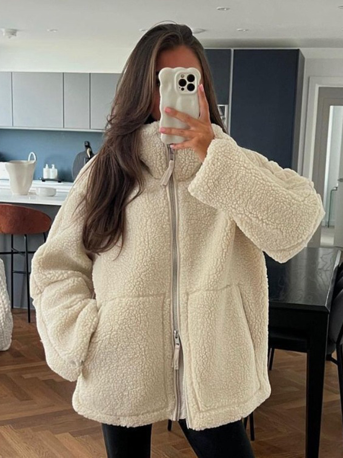 Lambswool Turtleneck Coat