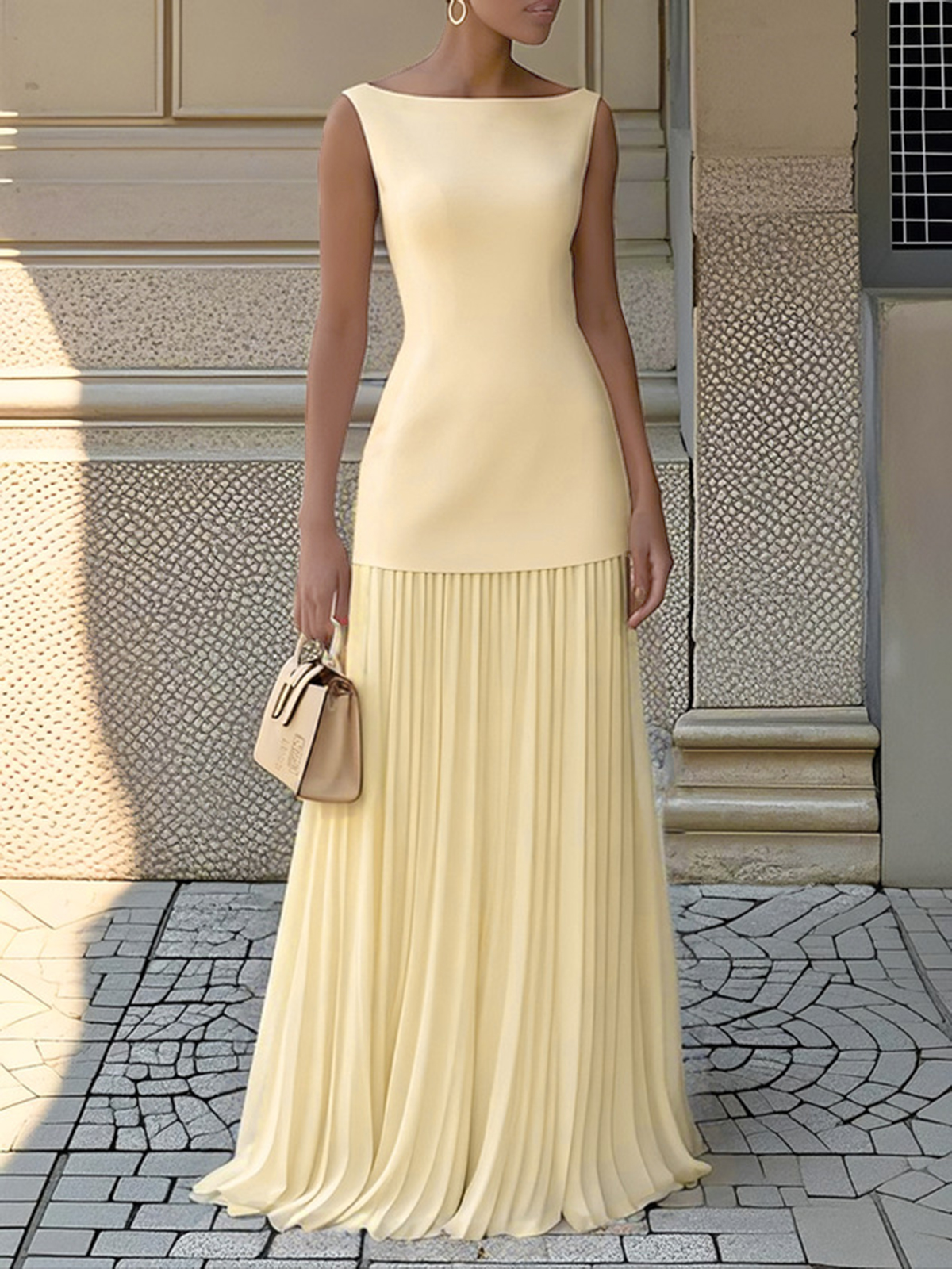 Women's Sleeveless Vest Skirt Set