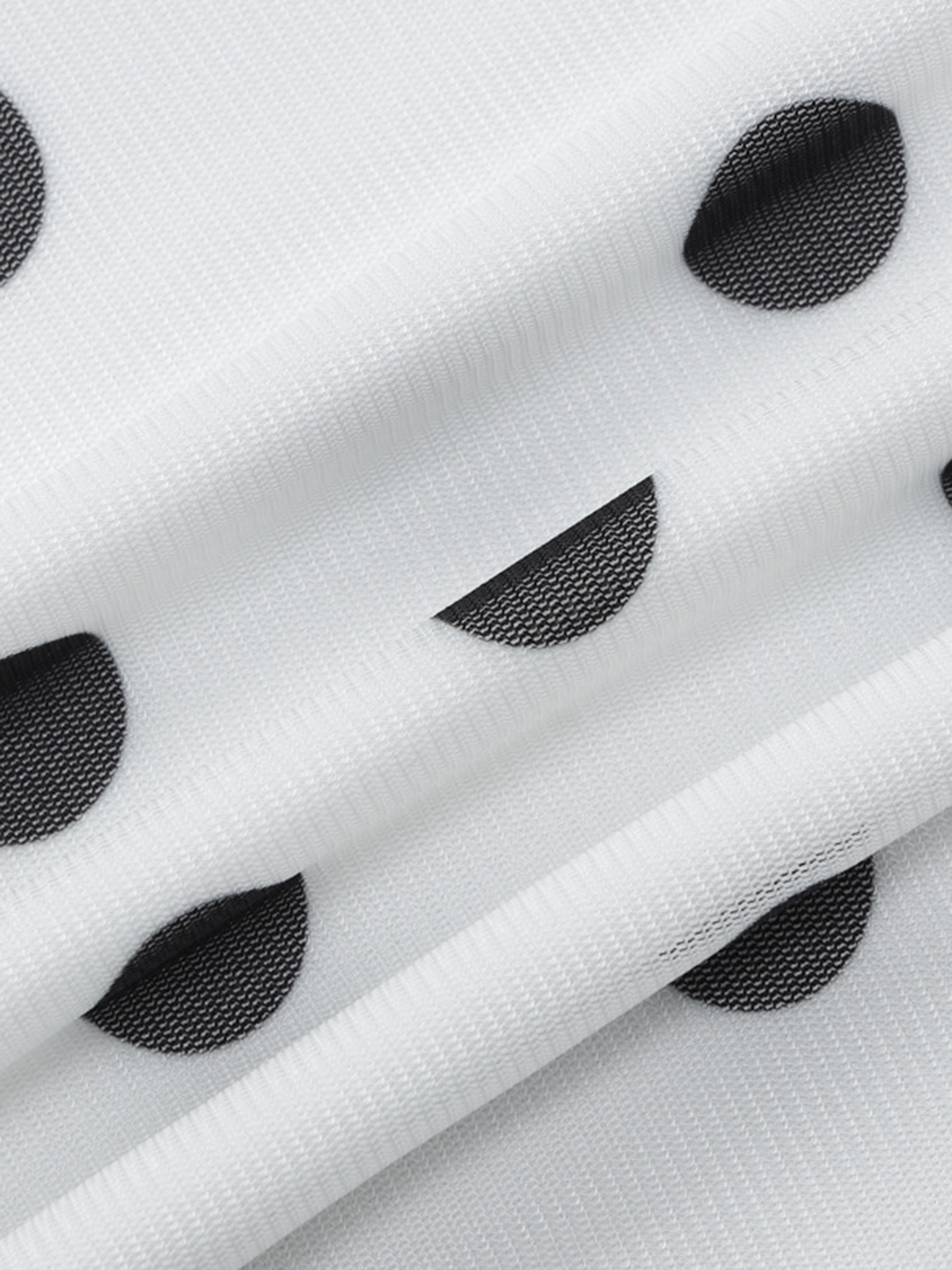 Polka Dot Print One-Shoulder Sleeveless Tank Top