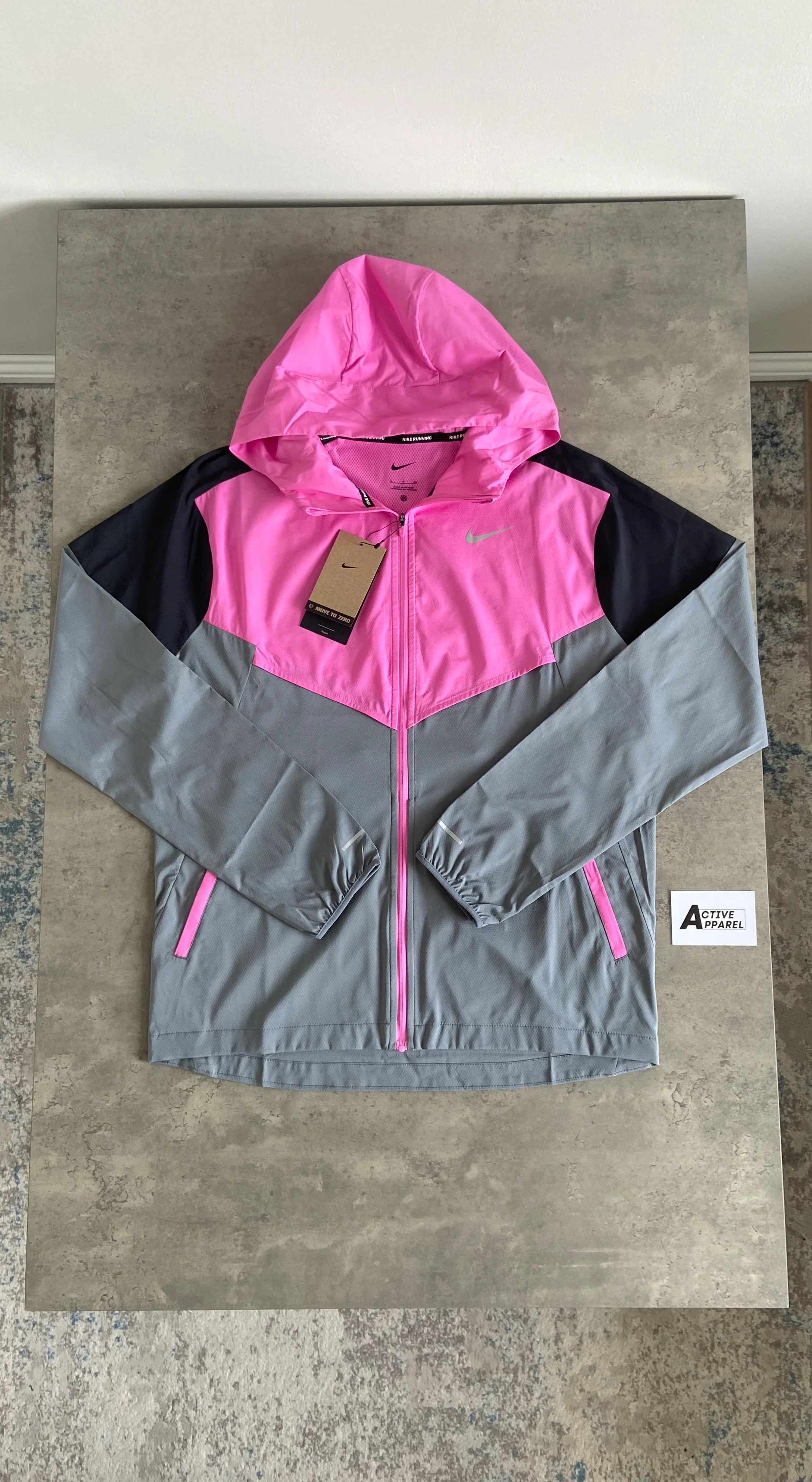 NIKE WINDRUNNER 3-PIECE SET - BLACK/PINK/GREY