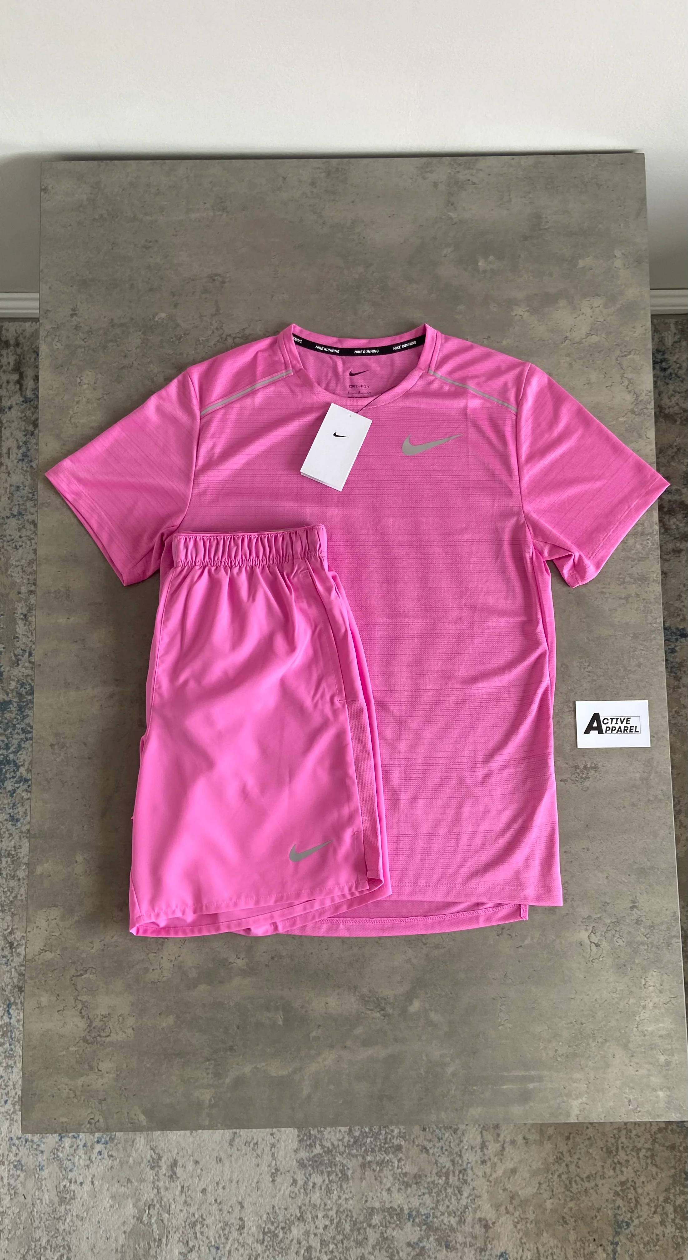 NIKE WINDRUNNER 3-PIECE SET - PINK/BLACK/GREY