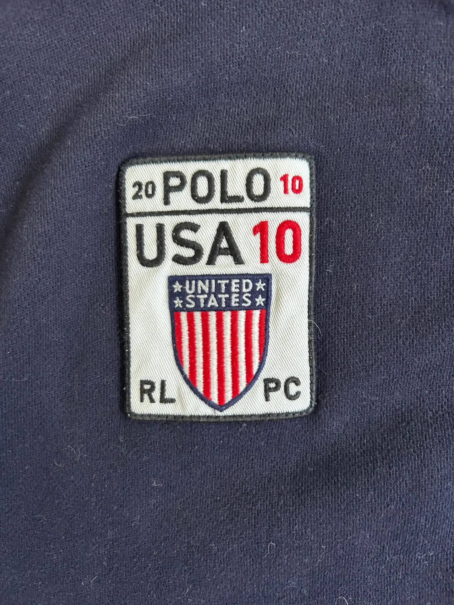Polo Ralph Lauren Big Pony “USA” Country Zipper Sweater
