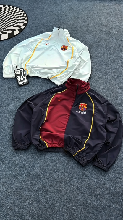 Visca Barca Pullover Windbreaker-4 Colors