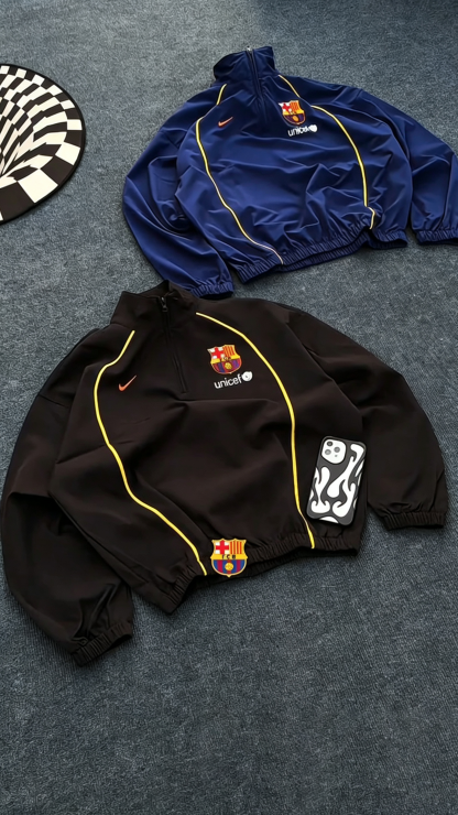 Visca Barca Pullover Windbreaker-4 Colors