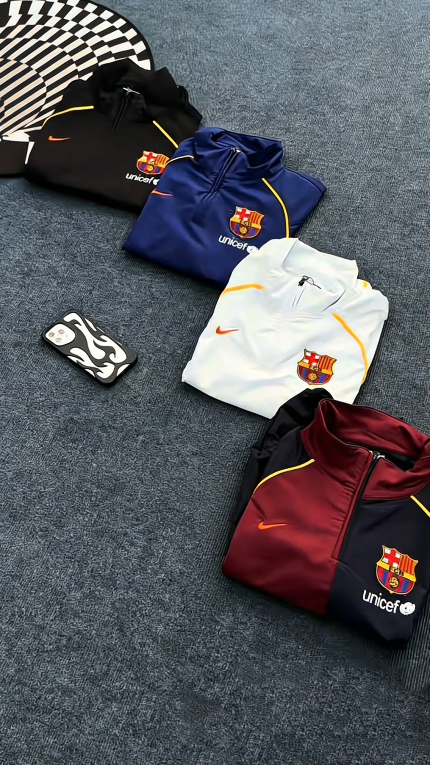 Visca Barca Pullover Windbreaker-4 Colors