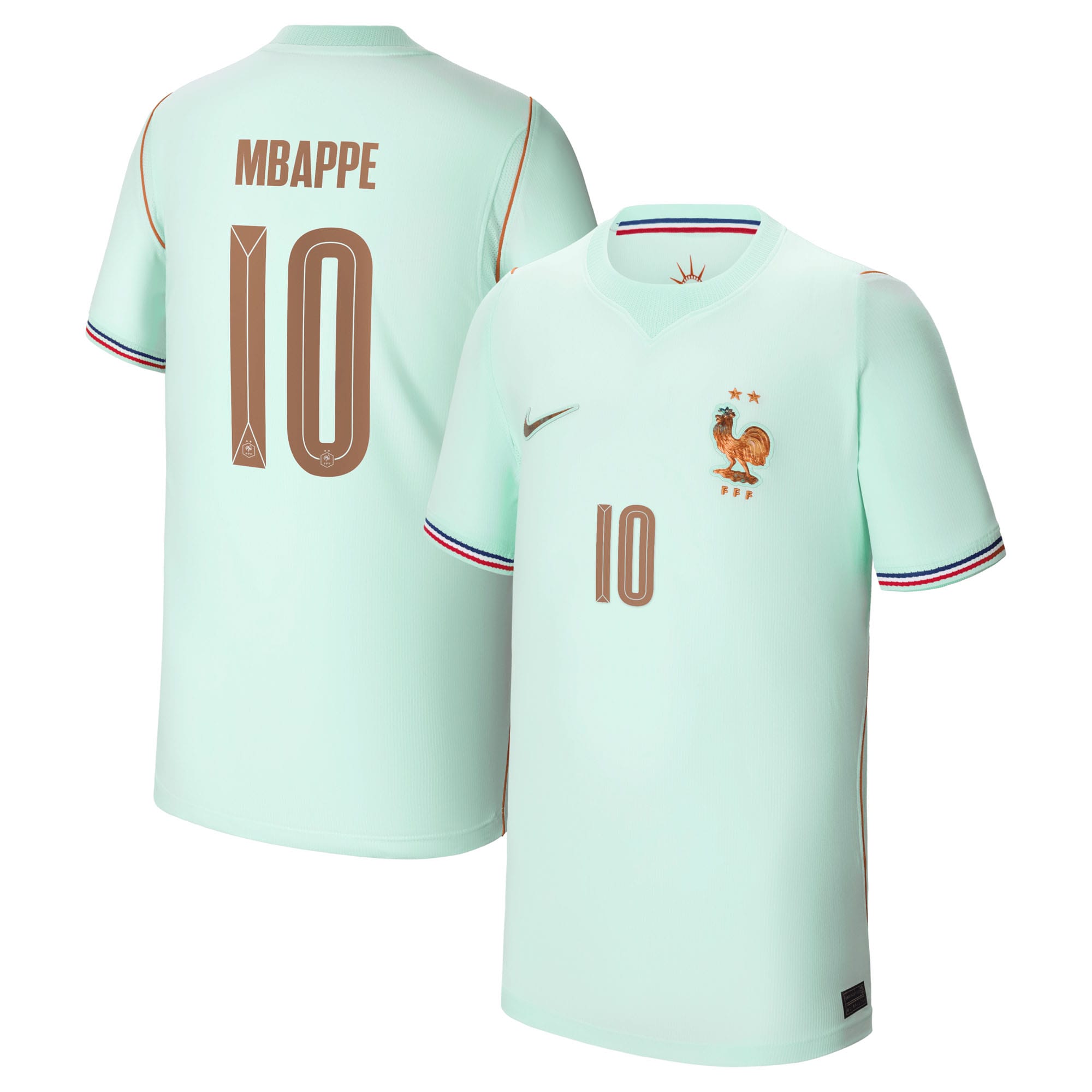 Kylian Mbappe France National Team Youth 2026 AwayStadium Replica Jersey