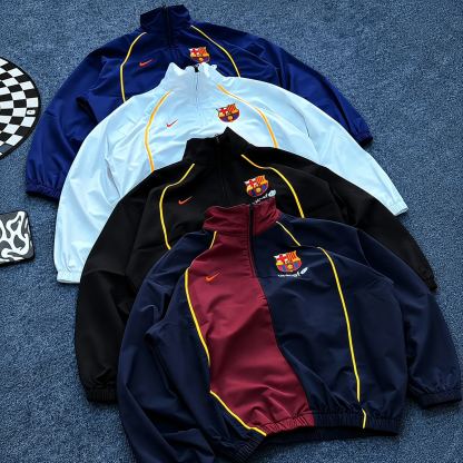 Visca Barca Pullover Windbreaker-4 Colors