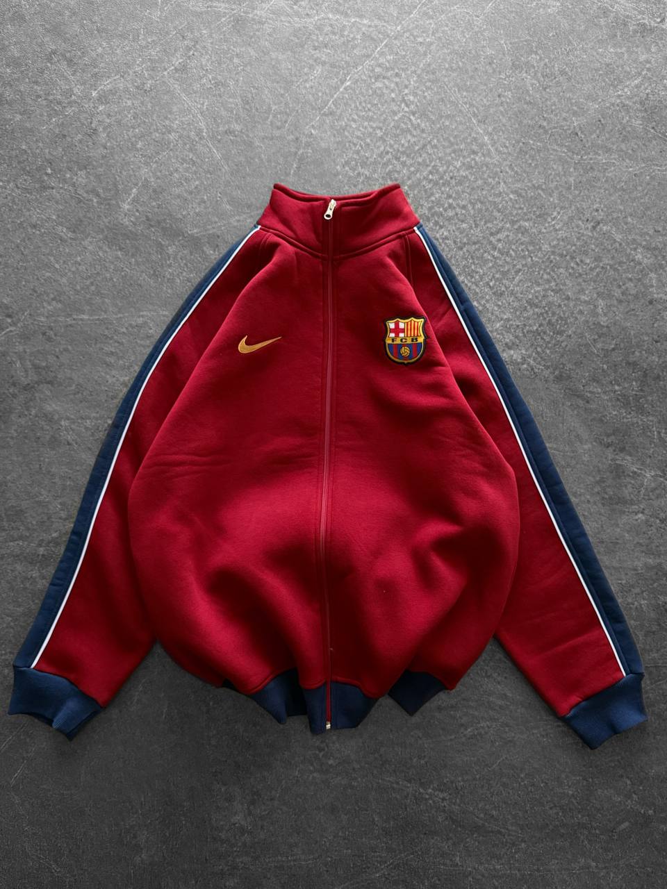 FC Barcelona Retro Zip-Up Track Jacket