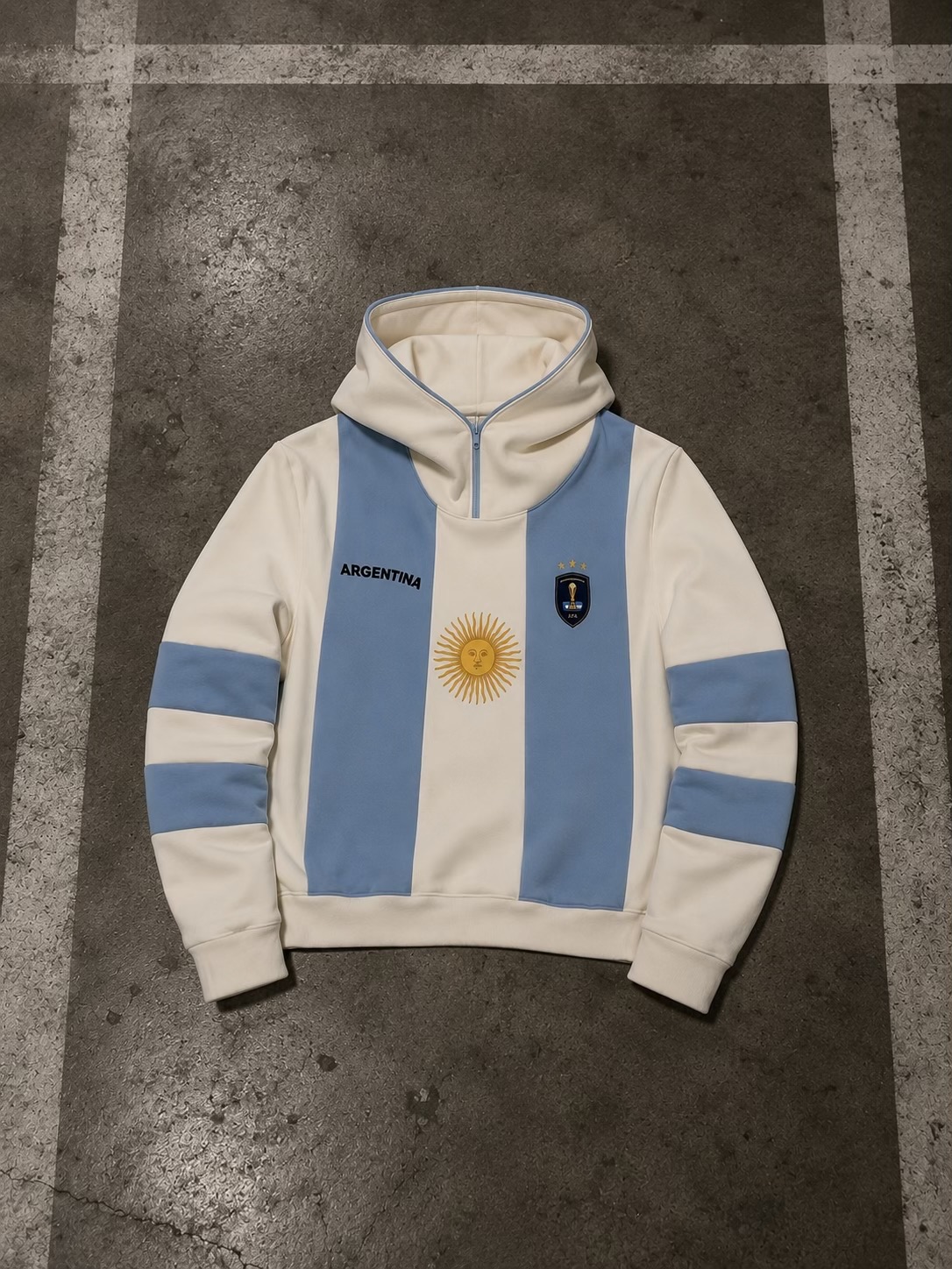 Ninja Argentina Hoodies（White）