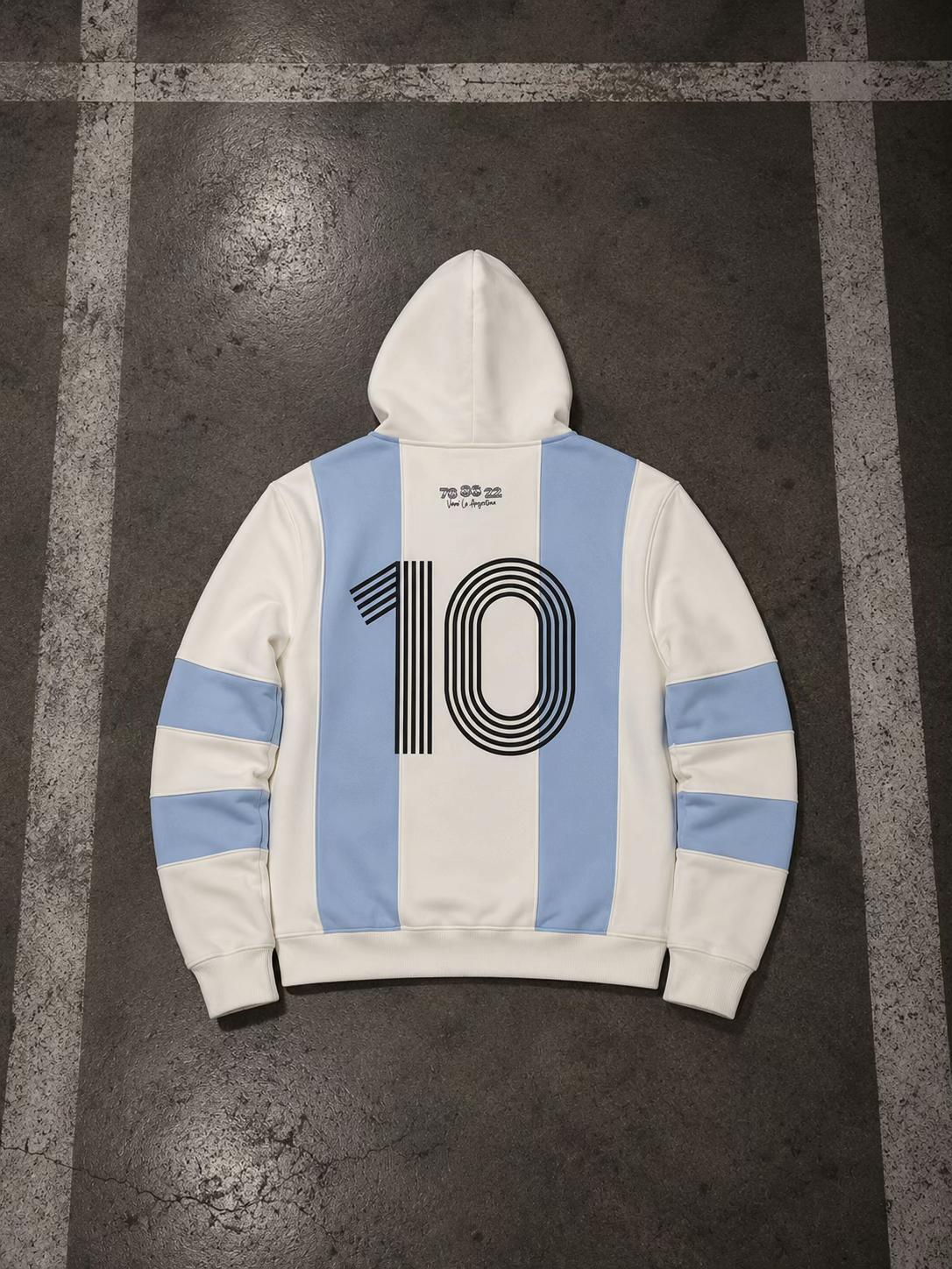 Ninja Argentina Hoodies（White）