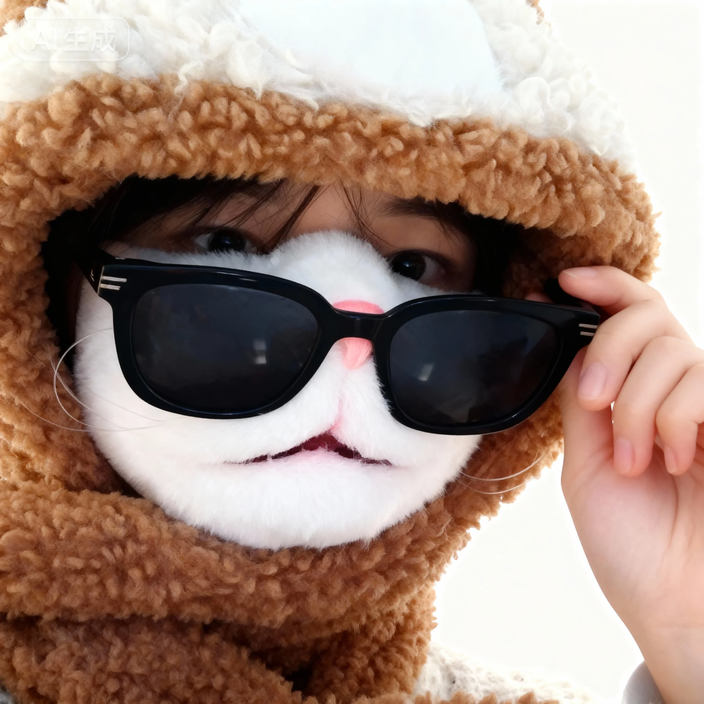 🔥 Viral-Worthy Cat Mask Alert! 🔥Movable Jaw - Therian Cat Mask【Realistic Cat Nose】