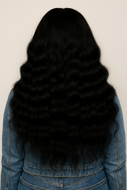Heat-Resistant Long Curly Lace Front Wig | Synthetic Hair That Looks Real!