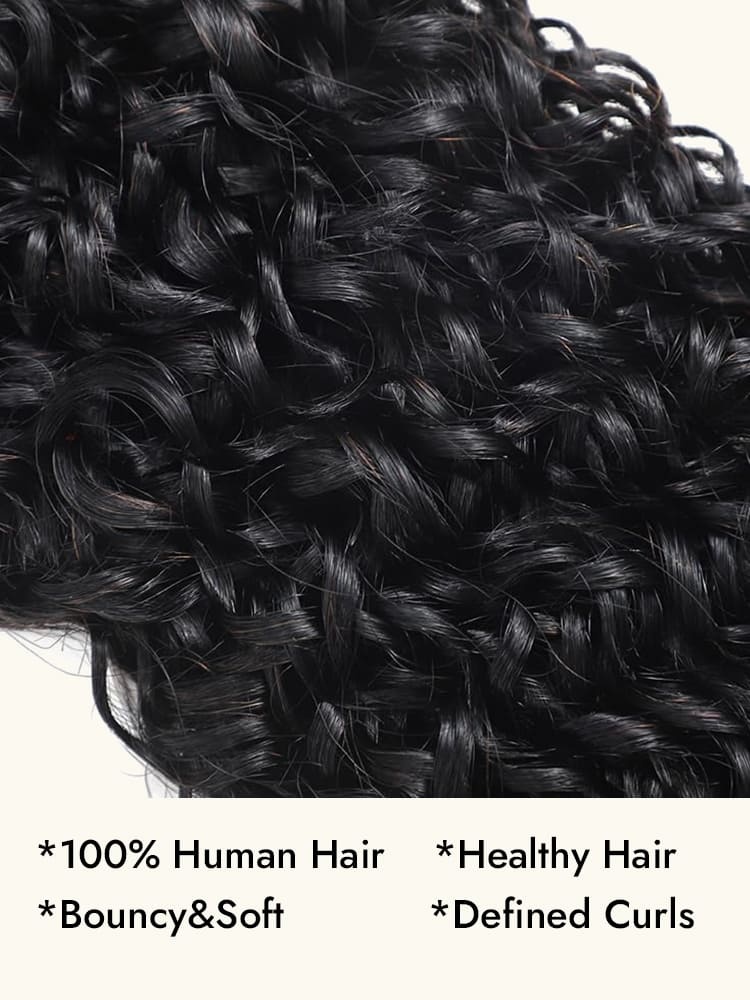 A bunch of spiral curly hair