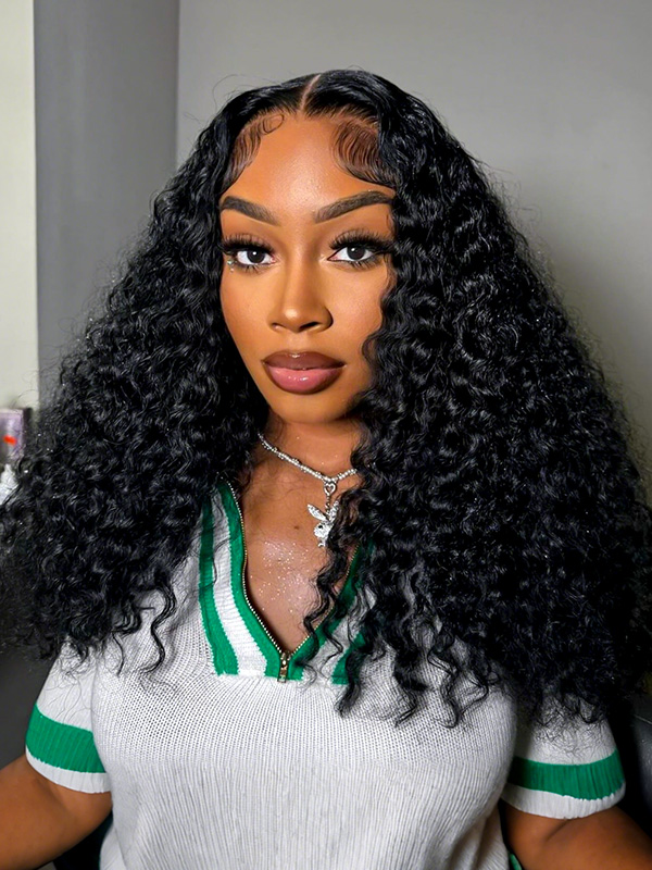 Front lace wig, invisible high definition lace wig
